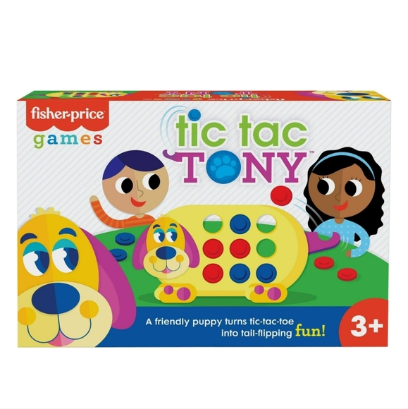 Fisher-Price Tic-Tac-Tony Pre-School Kids Game,‎ Get Three-in-a-Row with Plastic - Picture 1 of 7